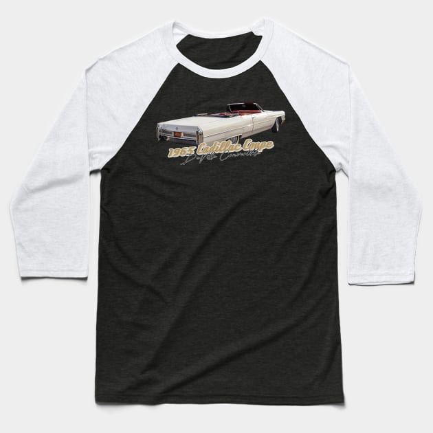 1965 Cadillac de Ville Convertible Baseball T-Shirt by Gestalt Imagery